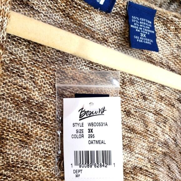 Architect Open Front Knitted Cardigan Women 3X NEW - Picture 7 of 7